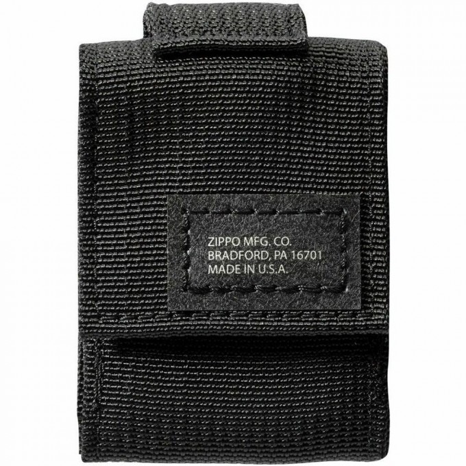 Чехол ZIPPO для широкой зажигалки,нейлон,с нейлоновым фиксатором на ремень, черный 48400 Чехол ZIPPO для широкой зажигалки,нейлон,с нейлоновым фиксатором на ремень, черный 48400